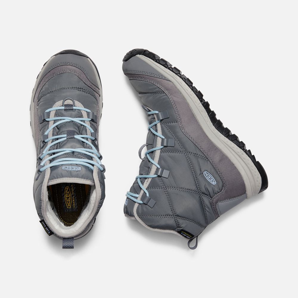 Keen Kar Botu Kadın Gri - Terradora Ankle Waterproof - Türkiye WNMJ15687